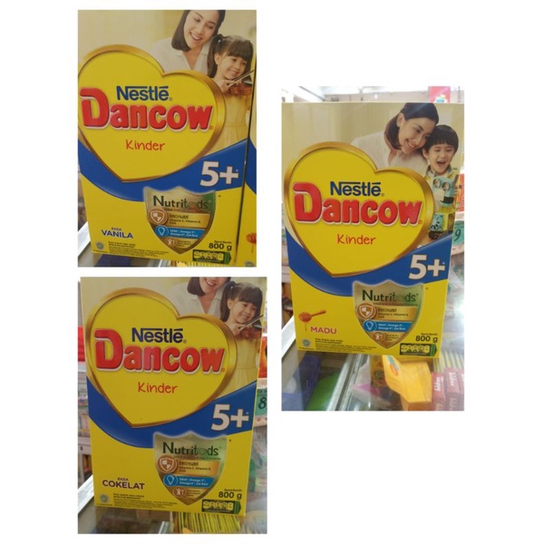 

Dancow kinder 5+ vanila/madu/coklat 800gr