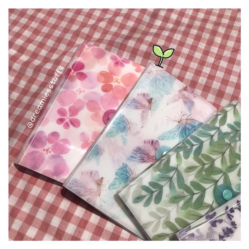 (Dream) (120 Slot) Nature pattern 120 slot Transparent Photocard album or polaroid album by dreamies