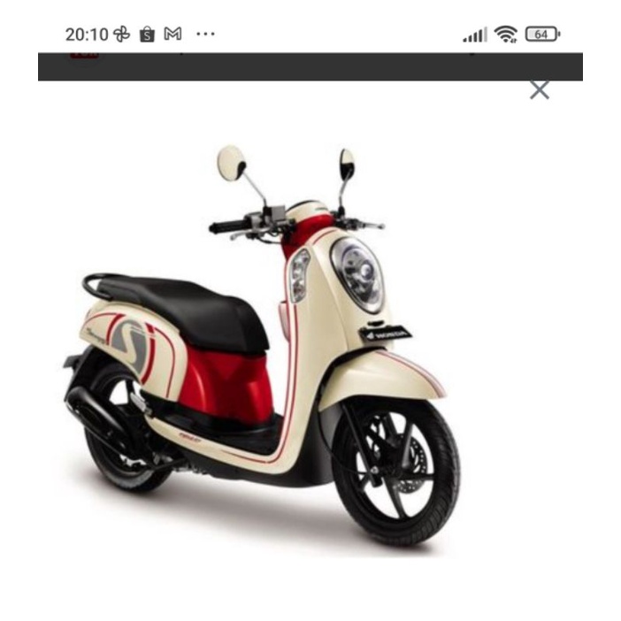 EMLEM LOGO SIMBUL SCOOPY F1 2013 2016 ORI