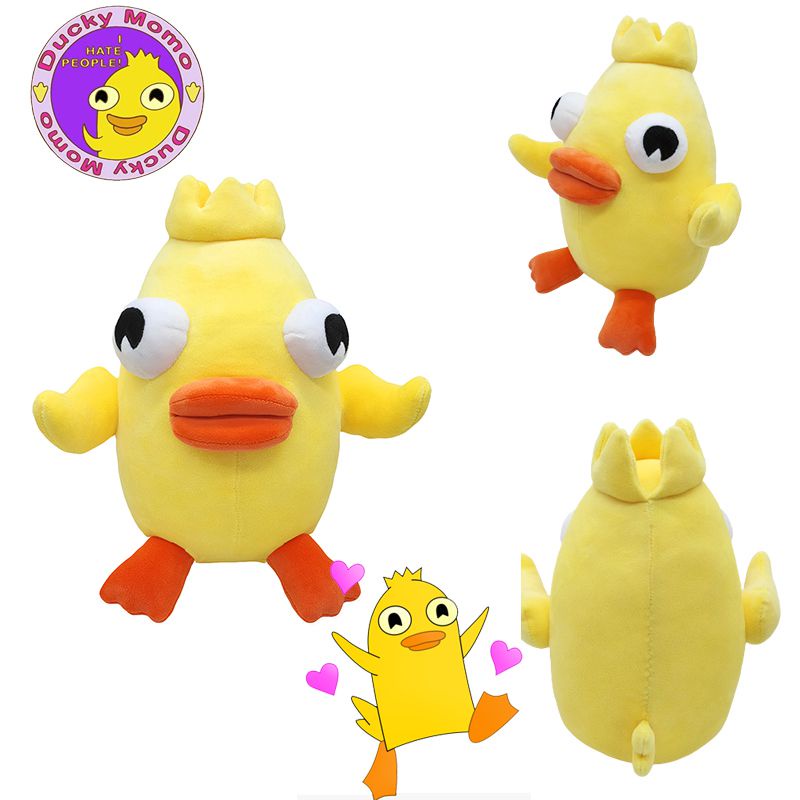 Ducky Momo Plush Toy Short Plush Ramah Kulit Dan Tahan Lama Cocok Untuk Peluk Dan Peluk!