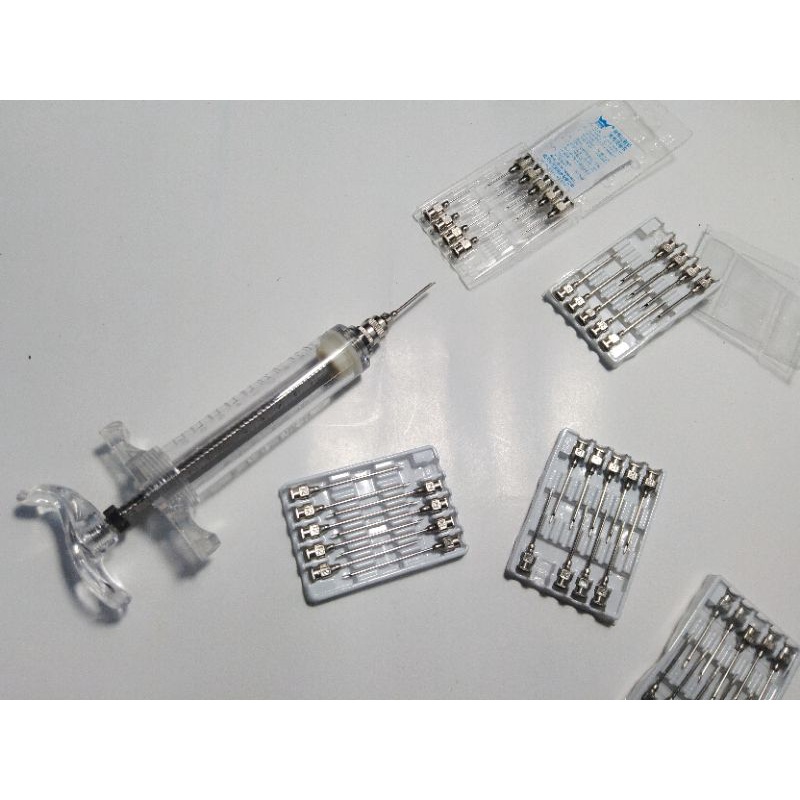 Spuit Syringe Akrilik 10ml 20ml Dan 50ml 100 Ml Plus 10pcs Jarum 7g 9g 12g 14g 16g Suntikan Hewan Suntikan Parfum Vaksin Ayam Sapi Domba Pedet Cempe