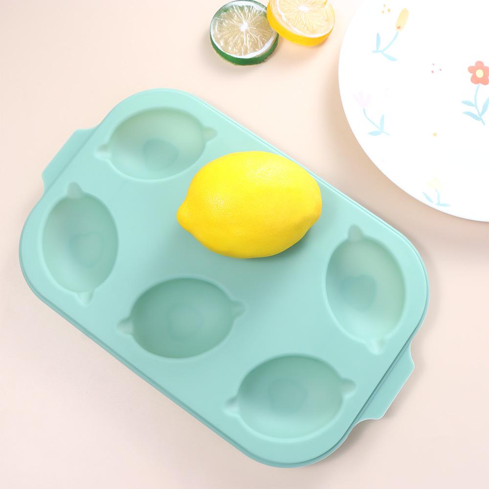 [Elegan] Cetakan Lemon Fondant Handmade 3D Silikon Sabun Dessert Alat Dekorasi Kue