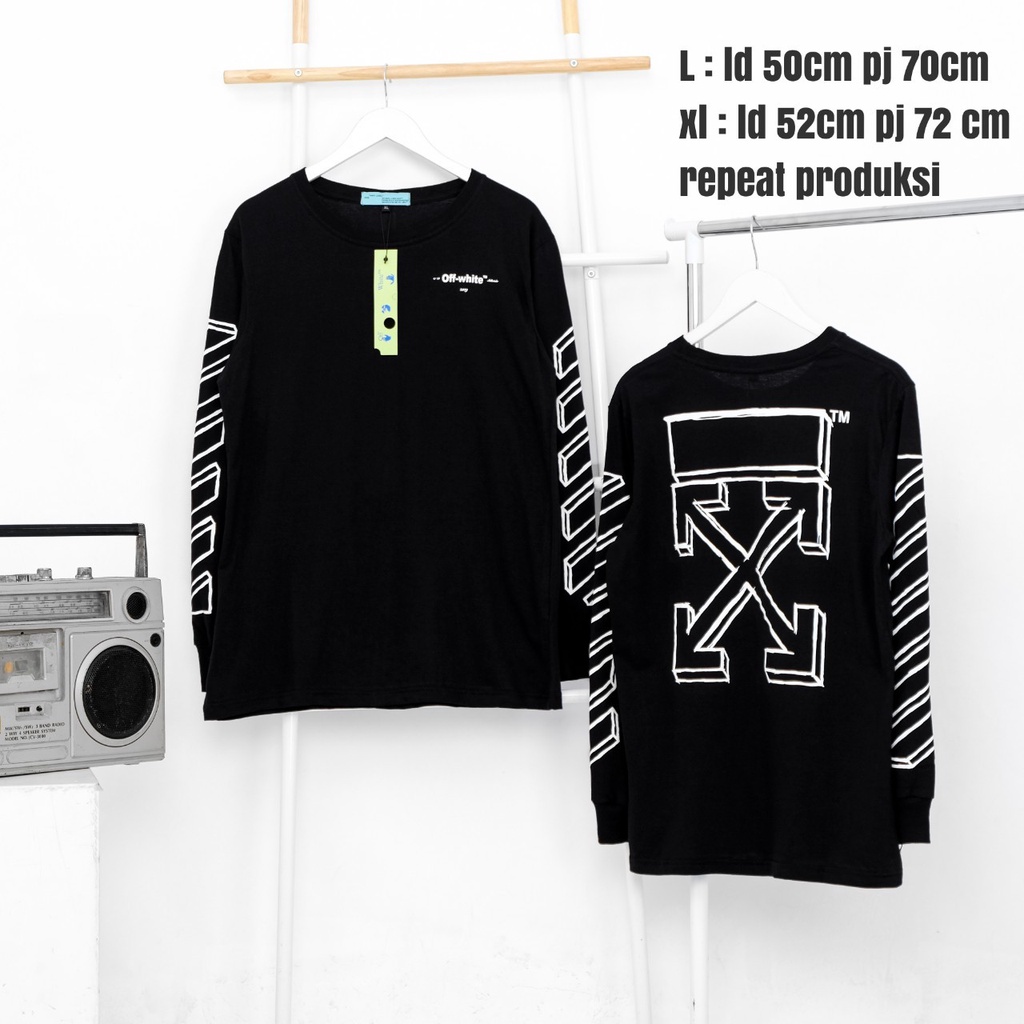 Kaos Greenlight Ariel Lengan Panjang/Kaos Lengan Panjang Murah/