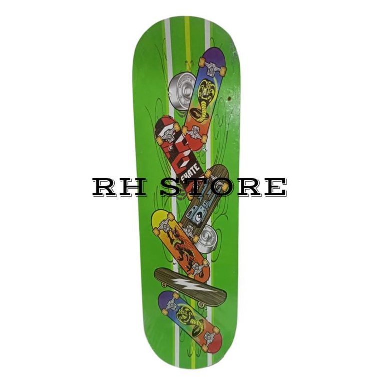 Mainan Skateboard Small Full Set Anak2 Kids Kayu Canada Papan Roda PVC