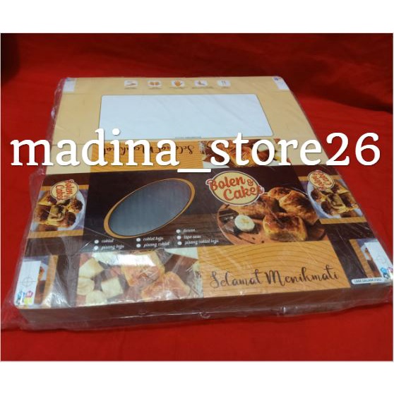 

MURAH MERIAH!!!KARDUS KEMASAN BOLEN CAKE isi 50pcs