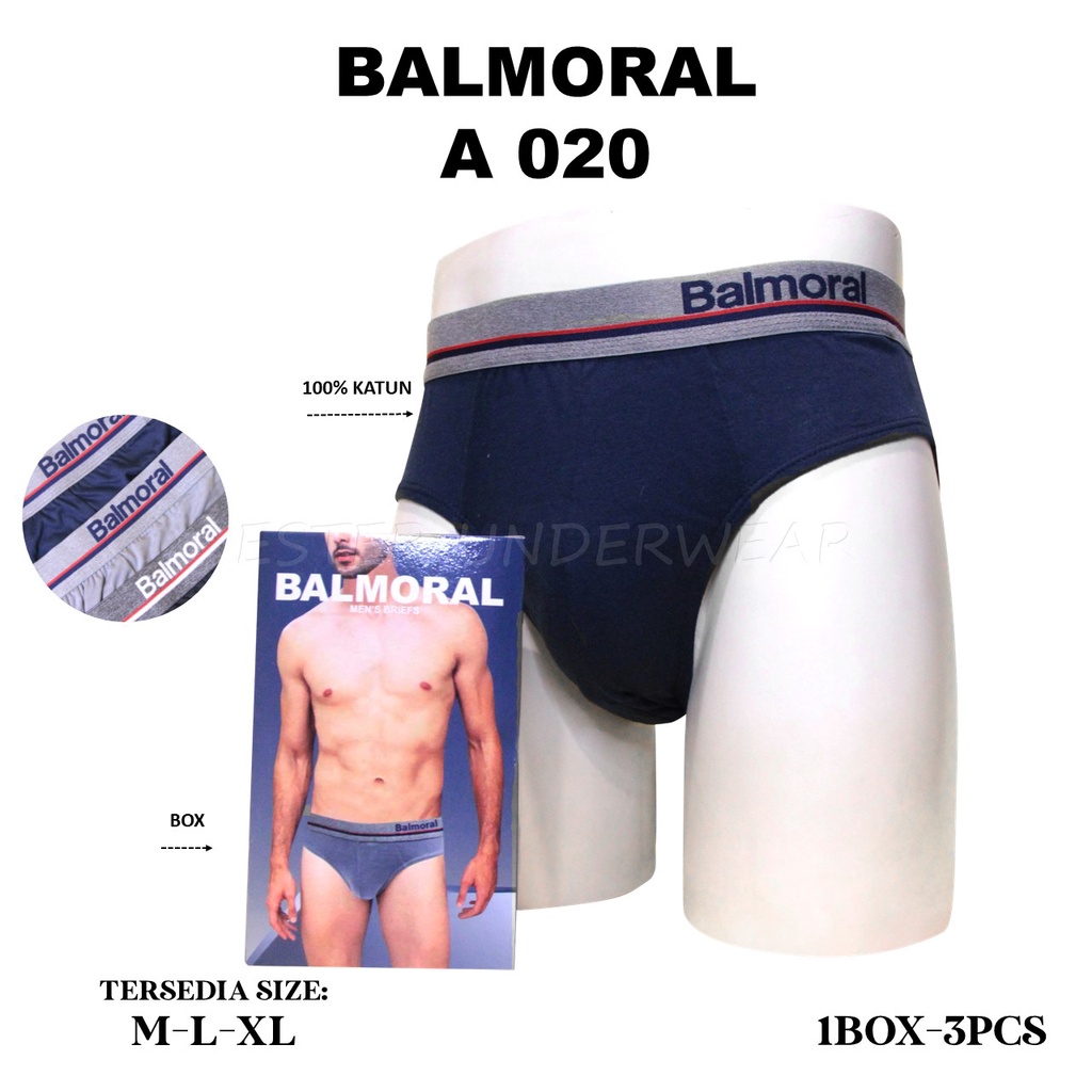 Celana Dalam Pria Balmoral A 020 ISI 3 Pcs