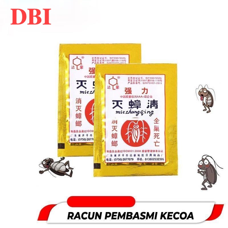 DBI - [ BISA COD ] Bubuk Racun Kecoak Paling Ampuh Basmi Kecoa GARANSI Mati di Tempat GRATIS ONGKIR COD