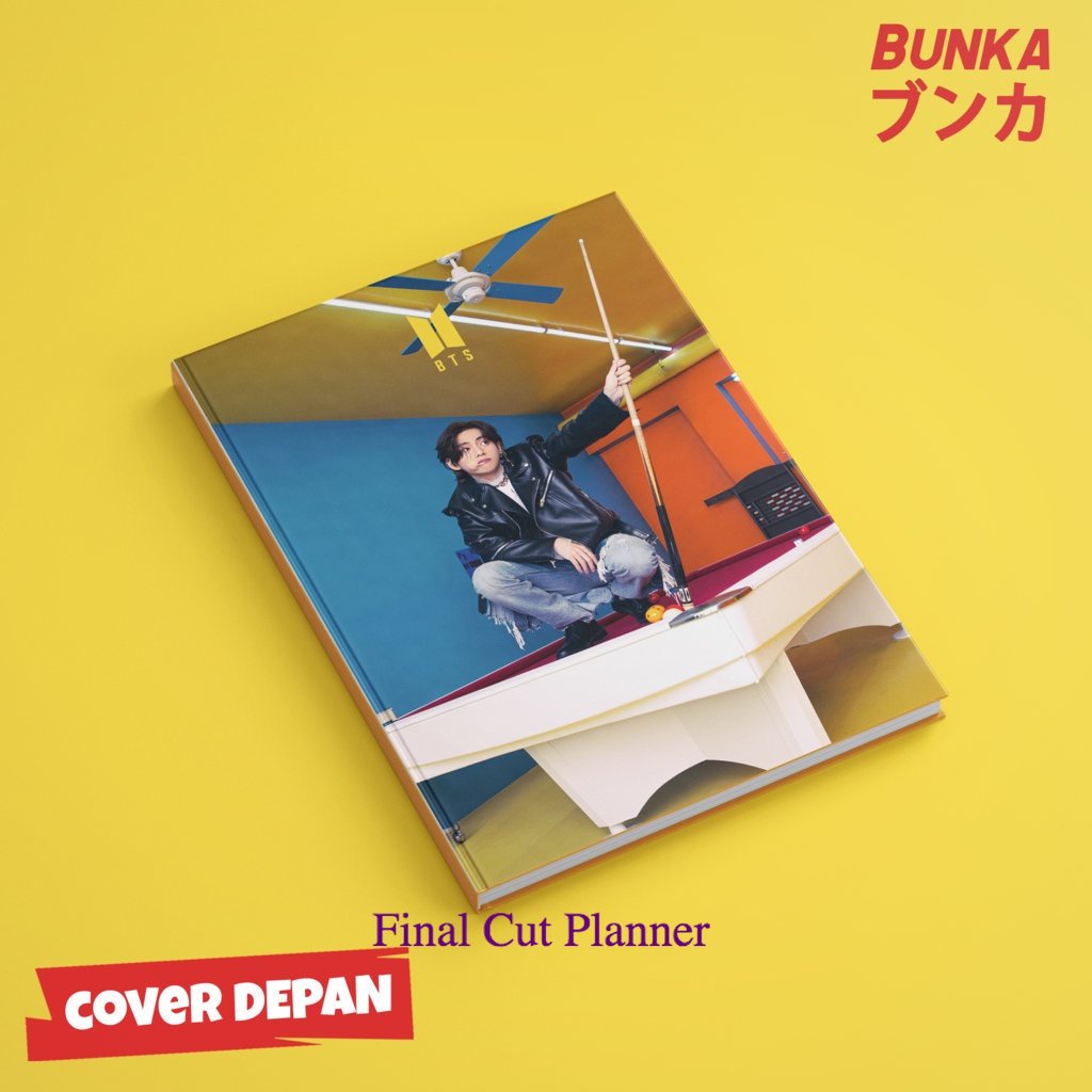 

Notebook KPOP BTS Butter V Hardcover A5 Buku Tulis Catatan Notes Agenda Planner Jurnal planner