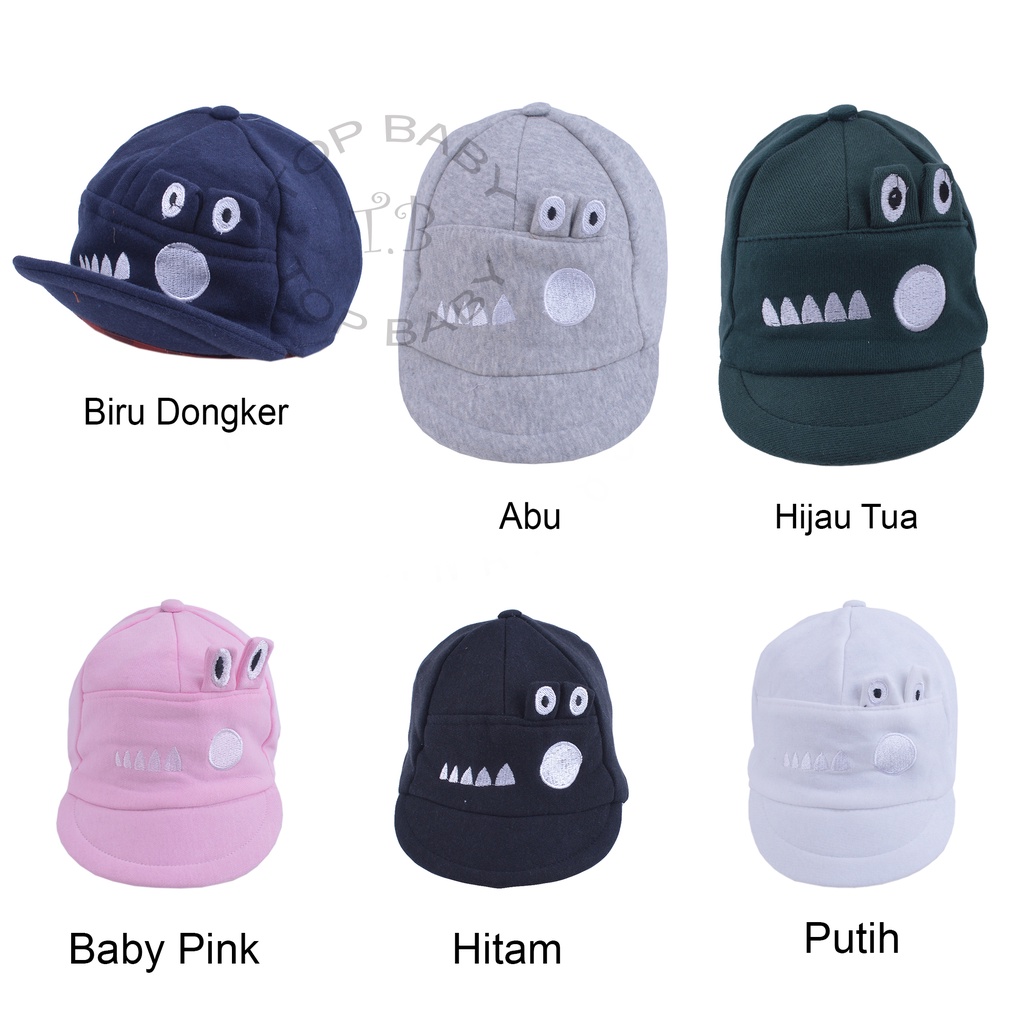 Topi Bayi Motif Crocodile -  4728