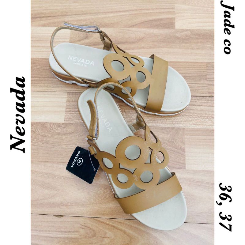 PROMO SANDAL JADE Navy Coklat