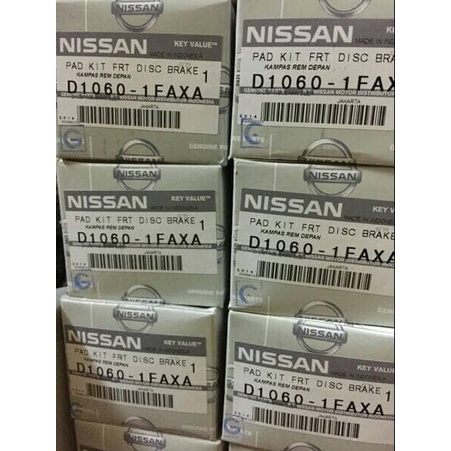 kampas rem depan nissan march/ grand livina OLD original