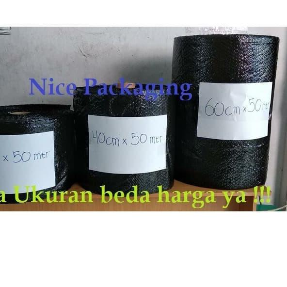 

[DKM] Bubble potongan hitam uk 40cm x 50Mtr