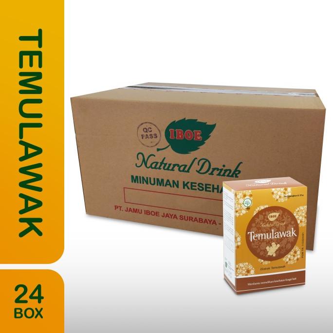 

Jamu IBOE - 1 Dus IBOE Natural Drink Temulawak 5 sachet HRG DISKON
