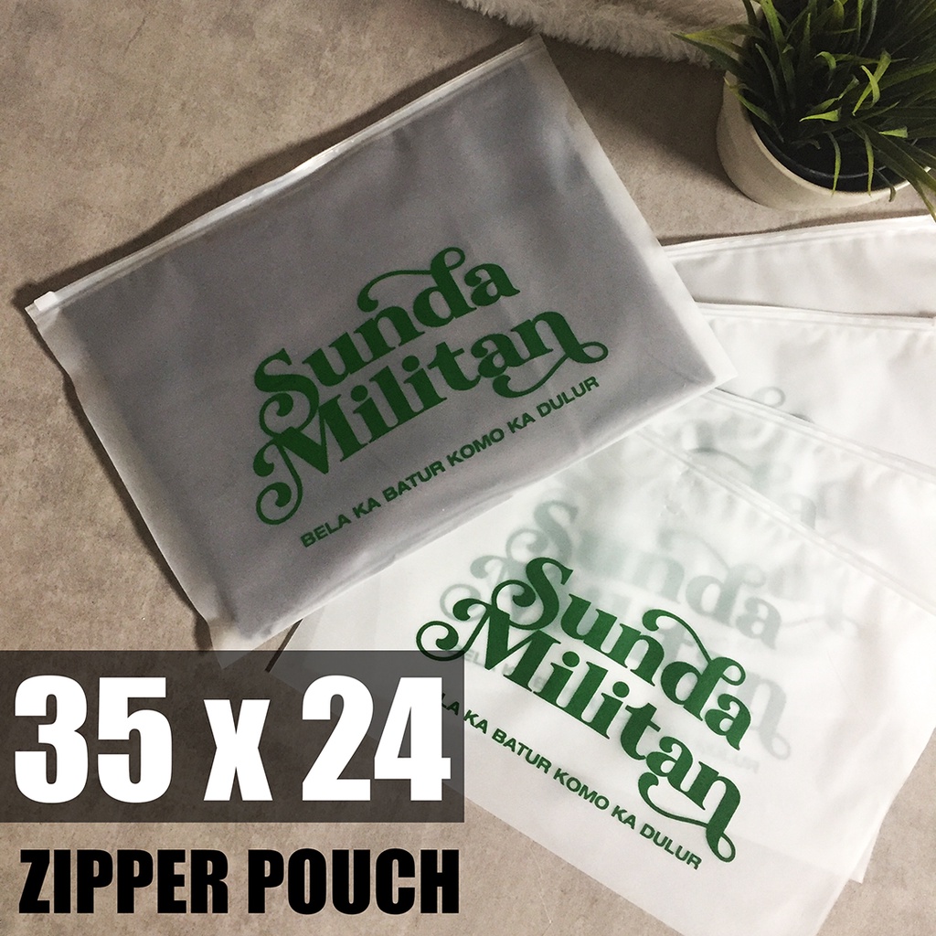 

ZIPPER POUCH CUSTOM SABLON 35x24cm