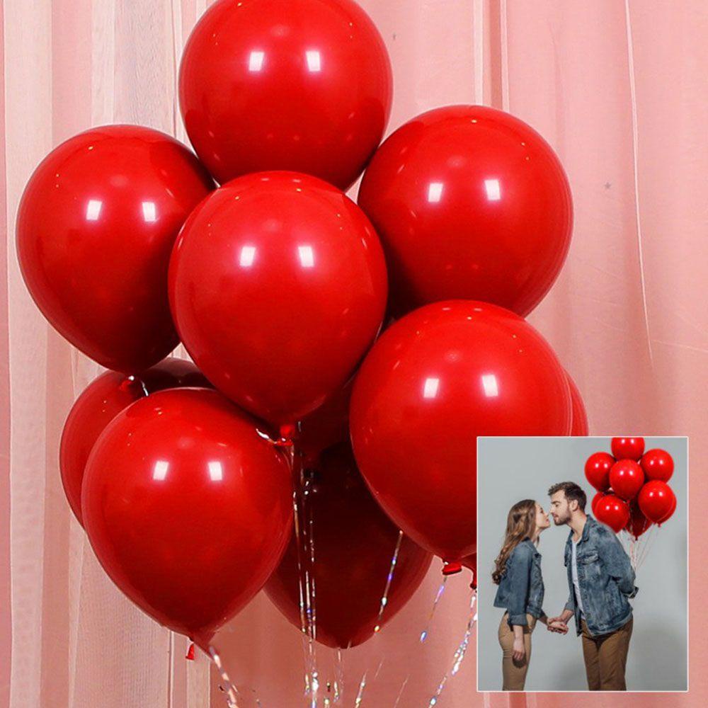 Lanfy Balon Latex Balon Latex 10inch Double Layer Party Room Layout Bulat Ulang Tahun Double-decker