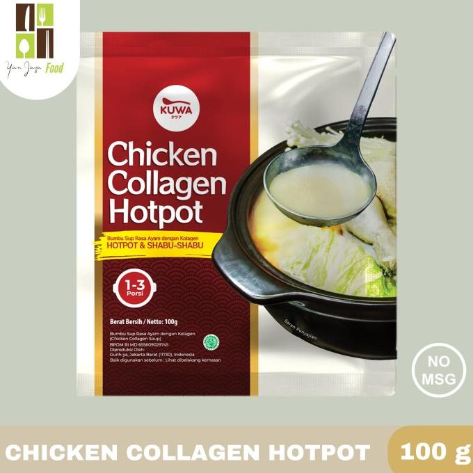 

`````````] Kuwa Chicken Collagen Hotpot Bumbu Shabu-shabu Kaldu Sup Ayam [100g]