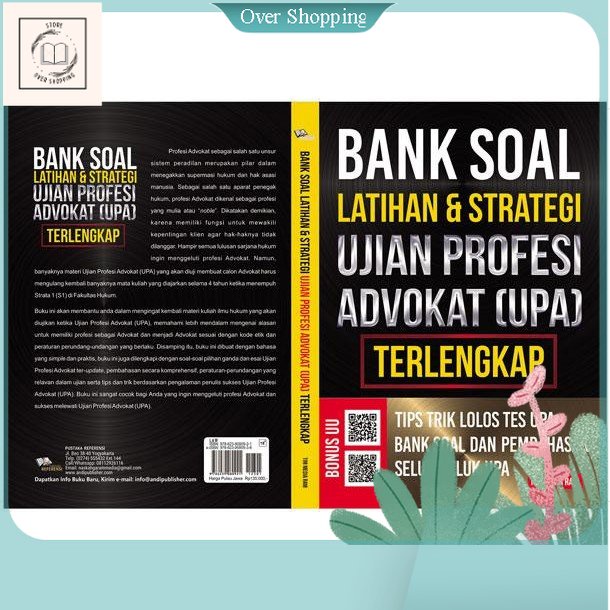 Jual Buku Bank Soal Latihan & Strategi Ujian Profesi Advokat (UPA ...