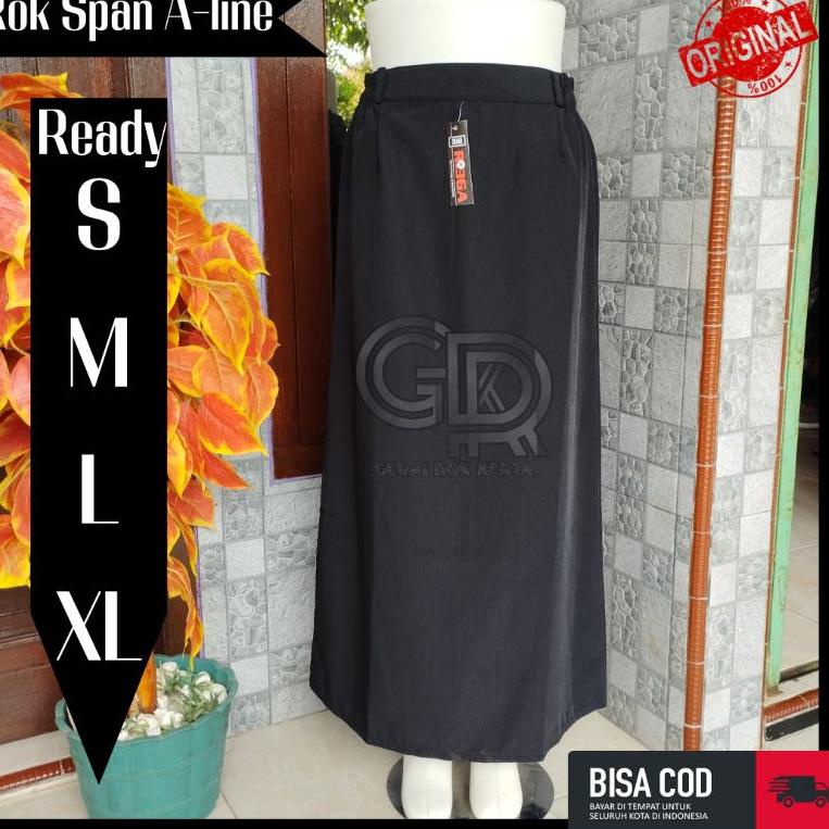 {BTG.18Oc22ᵛ} Rok Hitam Panjang Rok Kerja Wanita Rok Span Hitam Panjang Rok Span Rok Span Panjang Ro