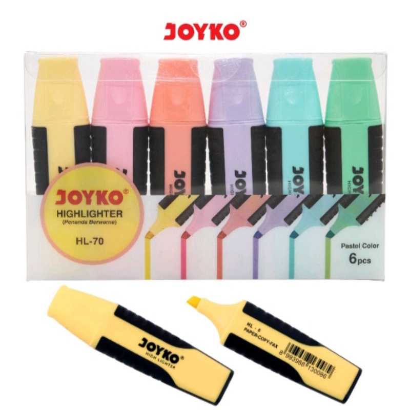 

joyko highlighter pastel HL-70
