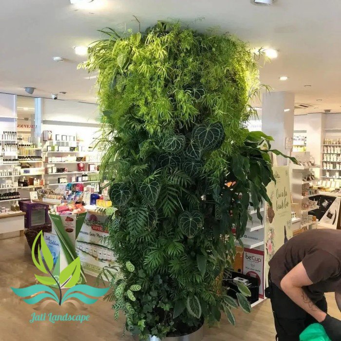 vertical Garden Artificial - taman vertikal indoor