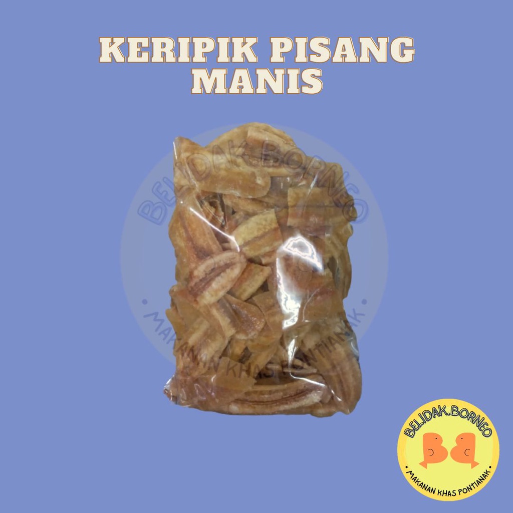 

Keripik Pisang Manis Cap Anguan 68 Khas Pontianak 200 gr