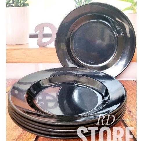 PROMO 6.PCS PIRING MAKAN MELAMINE POLOS