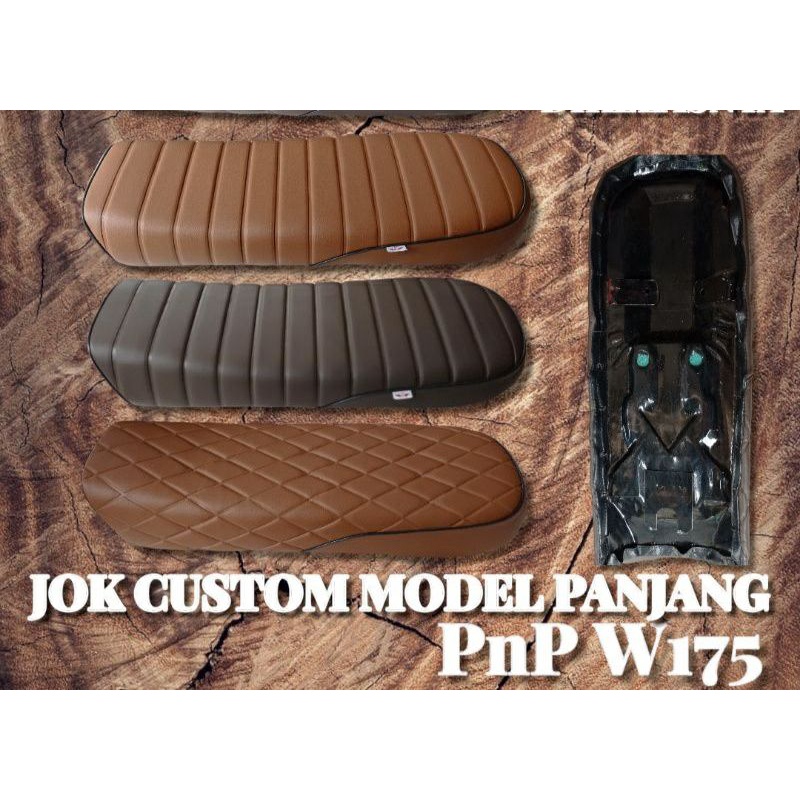 Jok motor kawasaki W175 japstyle custom