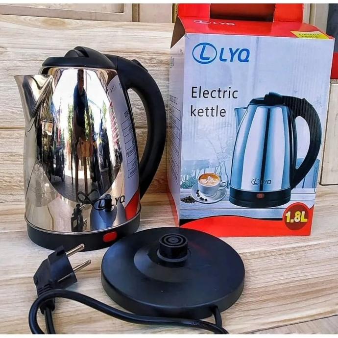 BISA COD Teko listrik stainless low watt/Teko listrik 1,8 liter/Pemanas air /PERALATAN MASAK SET/PAN