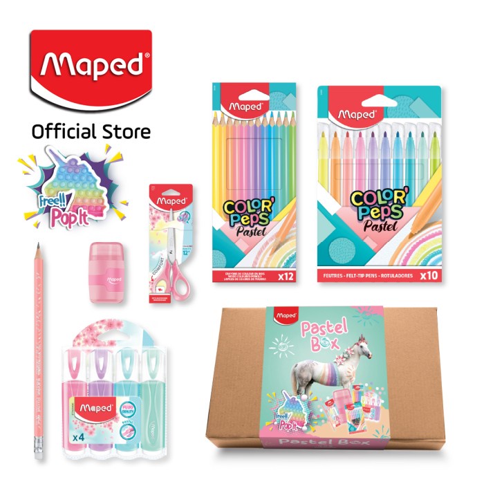 

Tokoevif Paket Pastel Maped Pastel Pink