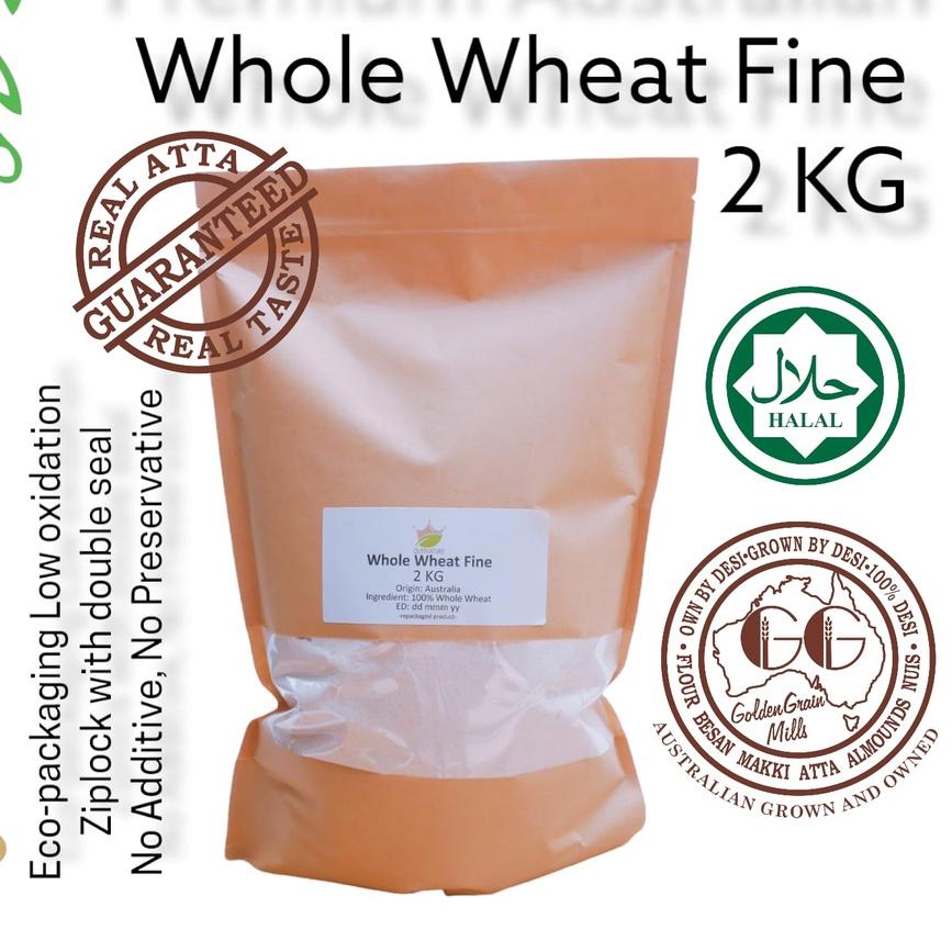 

✨STAR✨ Australian Whole Wheat/ Gandum Utuh halus Australia 2Kg Queenature gas !!