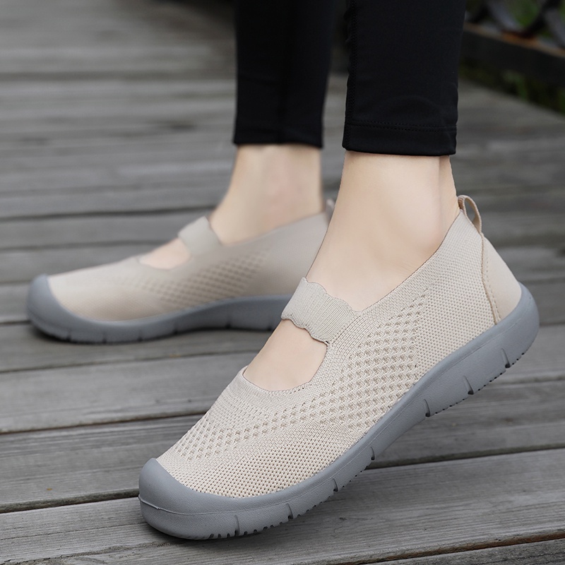 FOKU Sepatu Sneakers Wanita Kasual Sepatu Wanita Terbaru Bernapas