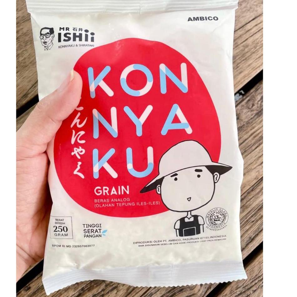 

10.10 ✨Promo✨ Beras Analog Shirataki Konyaku Rice diet keto DEBM 250 gram murah
