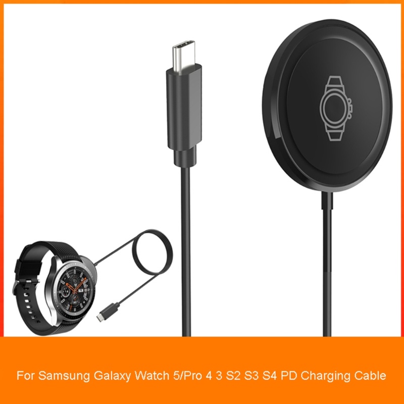 Cre Dock Charging + Kabel Data PD Power Untuk Smartwatch 5 / Pro 4 3 S2 S3