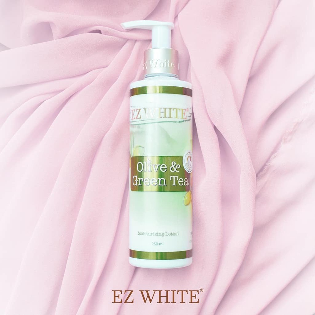 EZ WHITE JAPANESE TOFU / OLIVE GREEN TEA LOTION CREAM (BODY LOTION PEMUTIH) 250ML