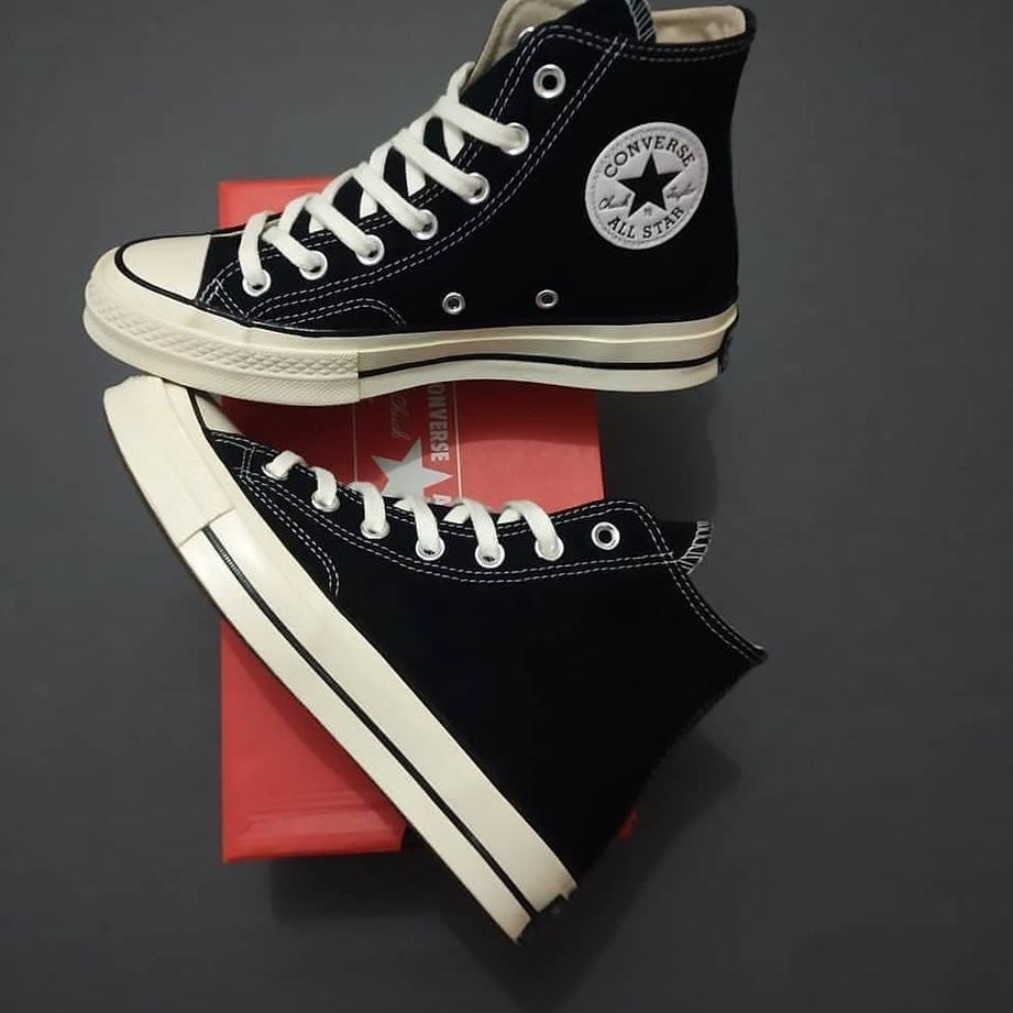 Paling Diminati Sepatu Converse All Star Original 100% Import Sepatu Sekolah High Putih Hitam Pria W