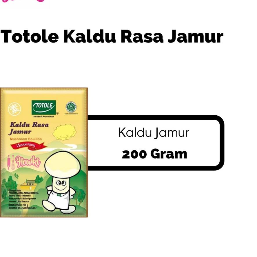 

9.9 Brands Festival Totole Kaldu Jamur 200gr 