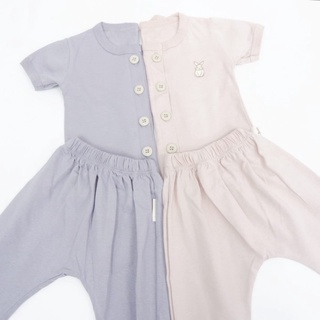 CARROL BABY BUTTON SET CLASSIC N UNICORN SERIES SETELAN BAJU PENDEK CELANA PANJANG KANCING 3 BULAN - 3 TAHUN