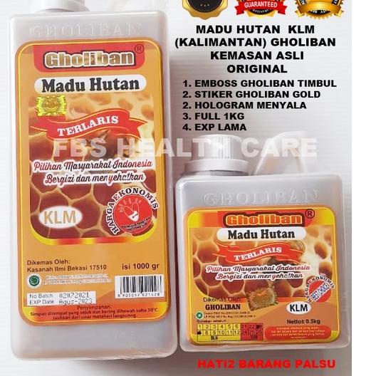 

CODELl2L6--MADU GHOLIBAN KALIMANTAN 1 KG - MADU KLM - ORIGINAL BOTOL TIMBUL TULISAN GHOLIBAN DAN HOLOGRAM