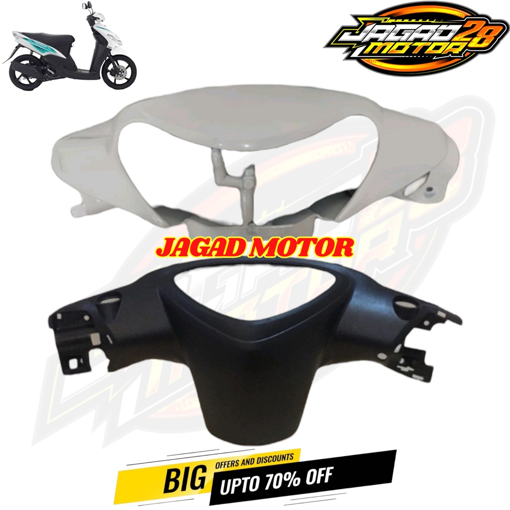 Batok Depan Belakang Yamaha Mio Smile Putih / Kepala Depan Belakang Yamaha Mio Smile Putih / Pala Depan Belakang Yamaha Mio Smile Putih / Batok Kepala Pala Lampu Depan Belakang Yamaha Mio Smile Putih