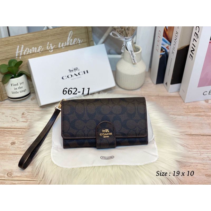 Dompet Panjang Kancing Kode 662 Import Free Box