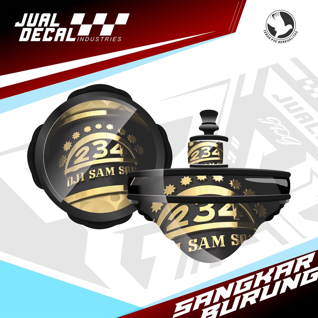 Stiker Tebok Sangkar Lovebird Decal Kandang Batman Bulat Lovebird Bisa Custom Desain