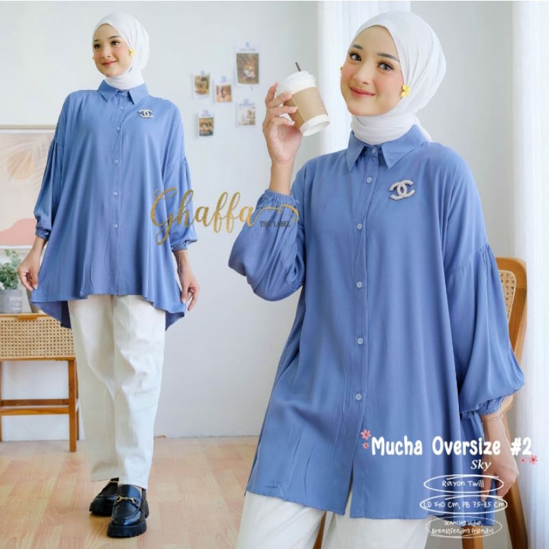 MUCHA OVERSIZE BLOUSE BY GHAFFA THE LABEL ORIGINAL
