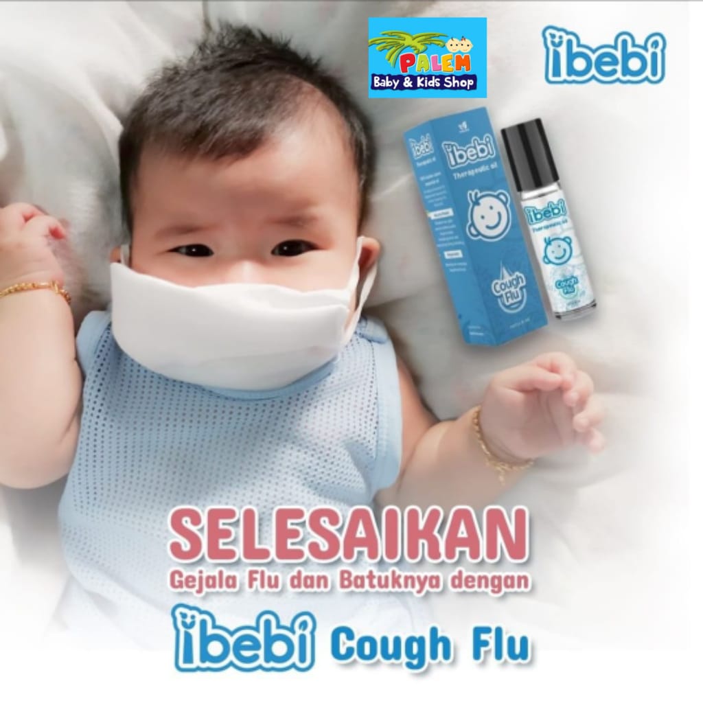 Ibebi Natural Therapeutic Essential Oil Cough &amp; Flu / Sweet Sleep / Essential Oil Baby Roll OnObat Flu Bayi / Obat Batuk Pilek Bayi / Obat Demam Bayi