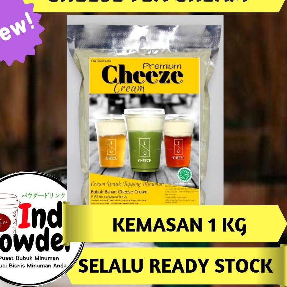 

READY ✅PREMIUM Cheese cream 1Kg / Cheese tea cream 1Kg / Cream cheese / Cheese foam / Cheese tea foam|SQ5