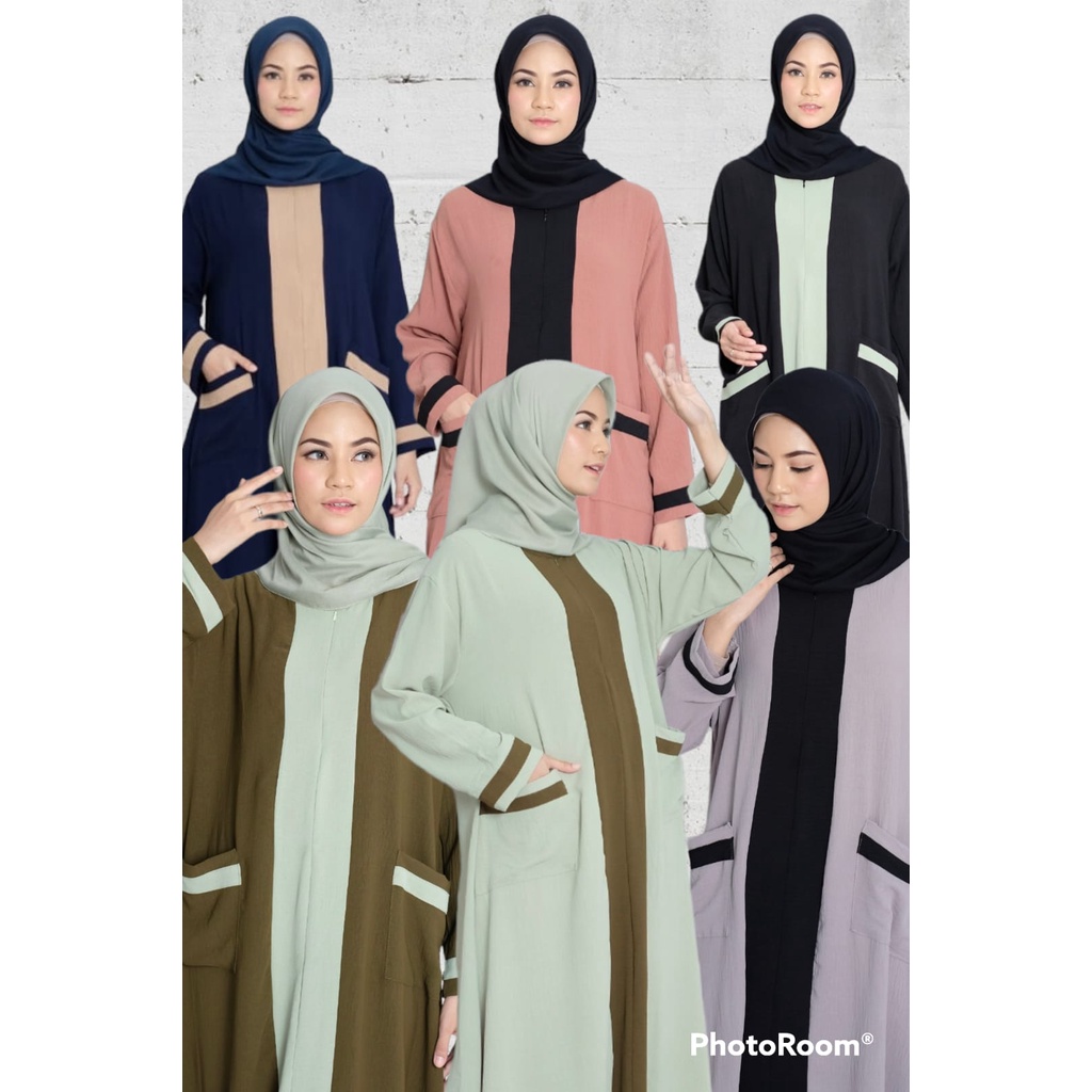 [cod]gamis crinkle airflow/gamis terbaru 2022/abaya crinkle /GAMIS CRINKLE AIRFLOW BUSUI/dress crink