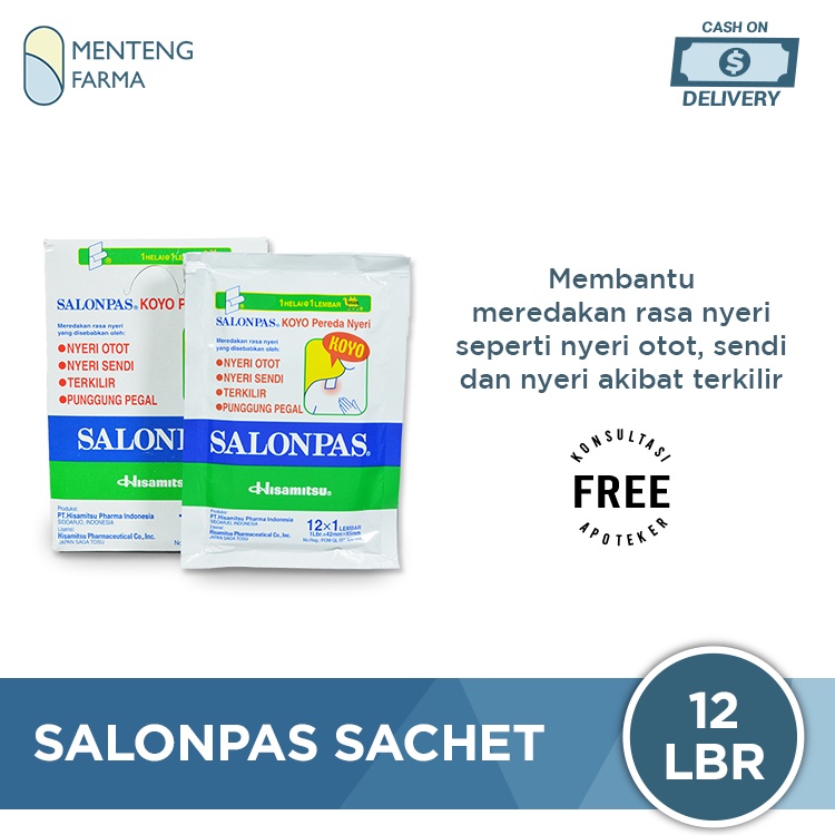 Salonpas - Koyo Nyeri Otot, Nyeri Sendi, Sakit Punggung dan Terkilir