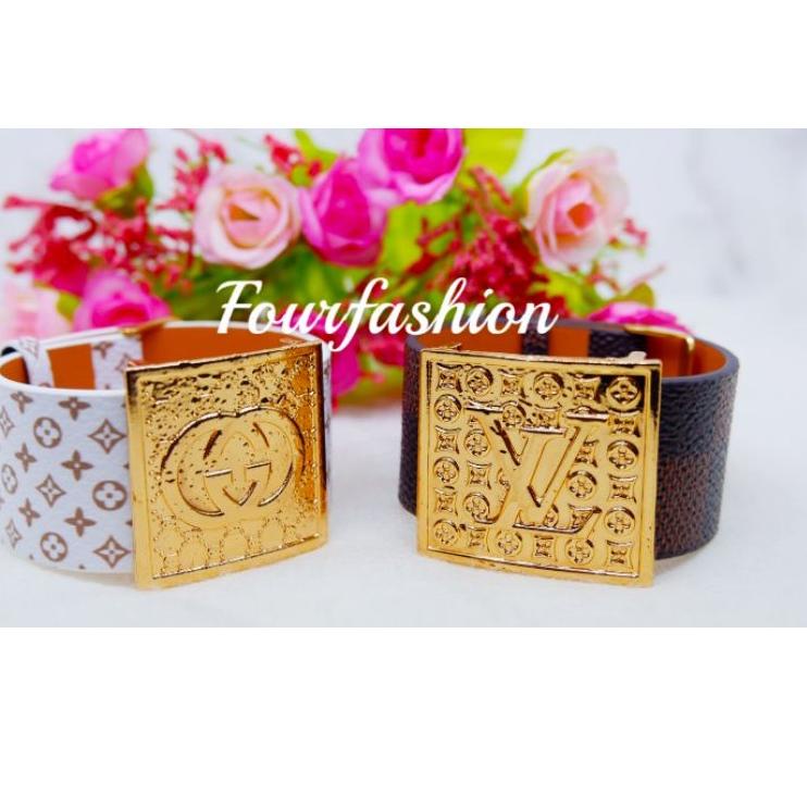 Gelang Jam/Sabuk Kulit Lebar 3CM Titanium Premium Limited {PAB.22Oc22g}