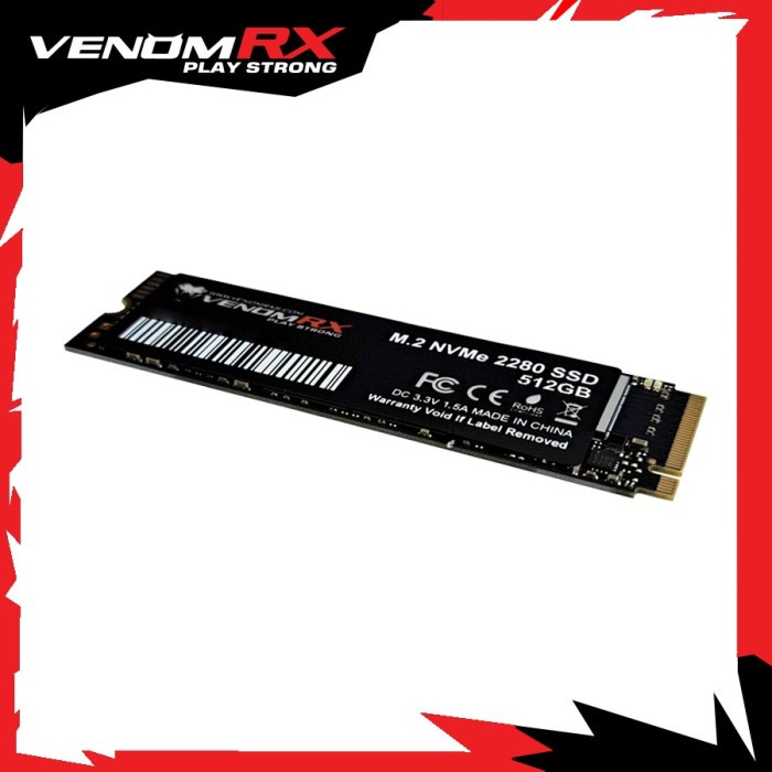 VenomRX Super SSD NVME 128GB - PCIe Gen3x4 M.2 2280 / VenomRX NVME 128GB