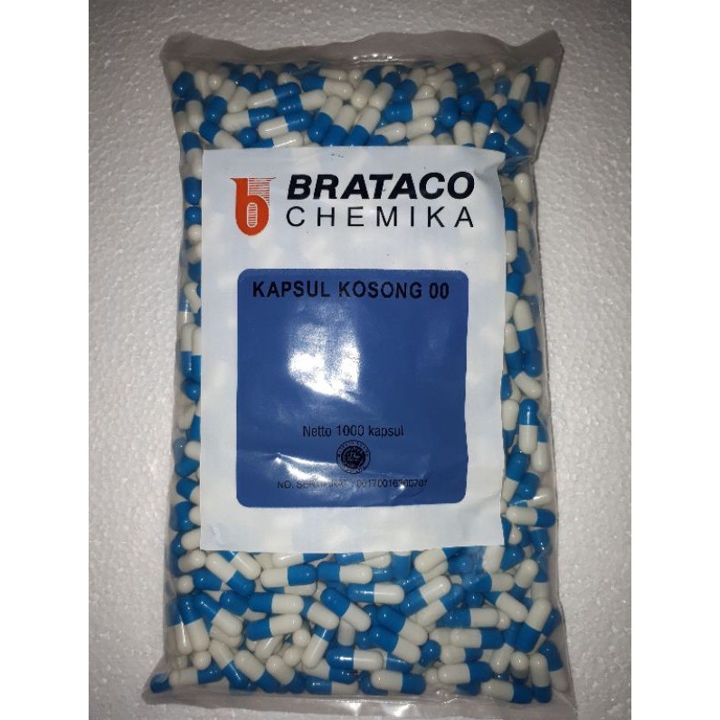 Kapsul Kosong Merek Brataco No.00 Isi 1000