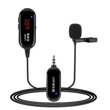 New Sale Microphone Mic Clip On Wireless Mic UHF ULtra High Frequency clip on wireless Smartphone La